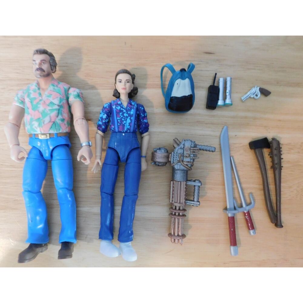 Stranger Things Figures and Accessories (Playmates TMNT) Preowned